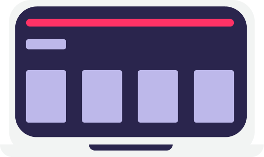 A Laptop Icon representing domain monitoring - SnapDragon IP