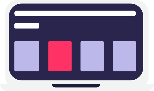 A Laptop Icon representing online marketplaces - SnapDragon IP