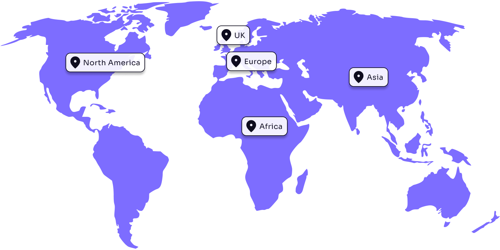A global map of where SnapDragon helps protects brands